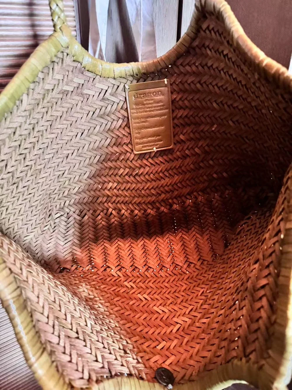 Dragon Diffusion handwoven yellow